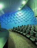 Relevo com função acústica, Auditório, Rede Sarah de Hospitais de Reabilitação, 1985. <em>Foto: Foto: Tuca Reinés</em>